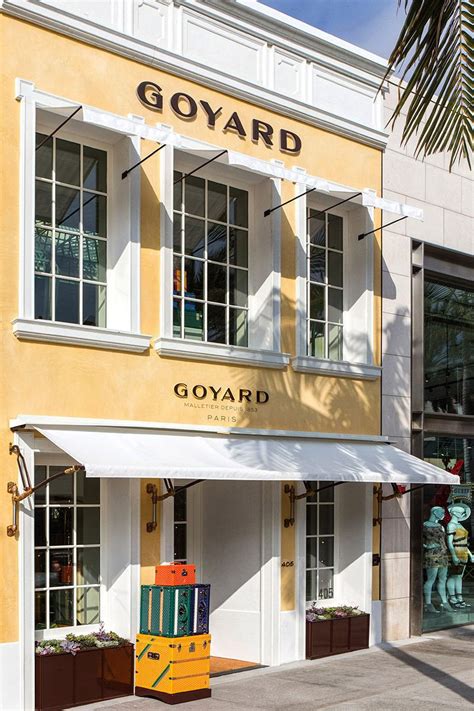 goyard beverly hills store|where can i buy goyard.